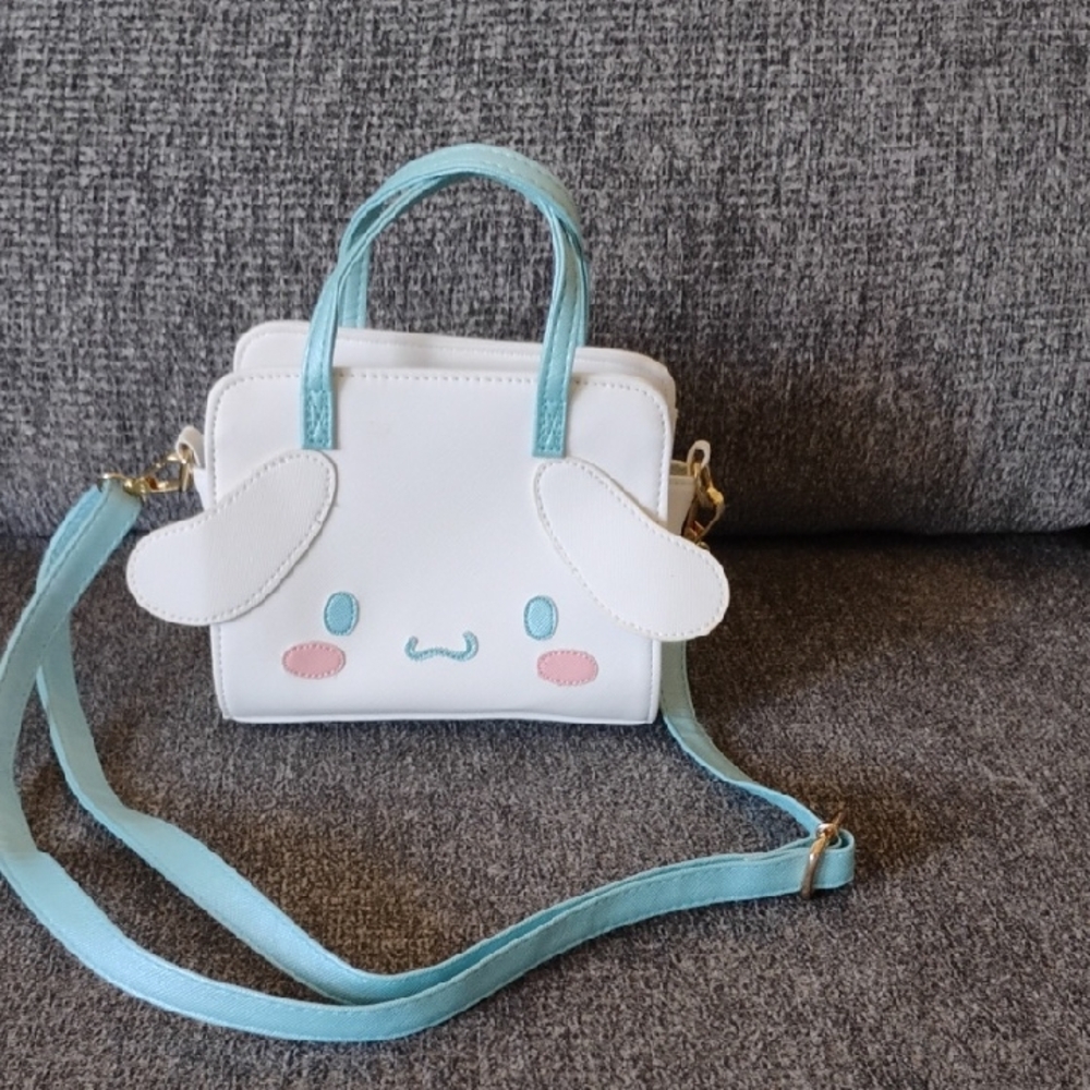 Sanrio White and Blue Cinnamoroll Mini Purse